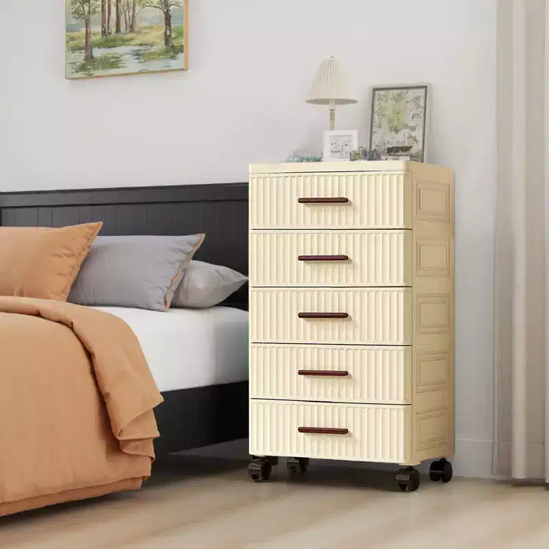 Meuble de rangement multifonctionnel - Organisateur mobile à tiroirs pour chambre et salon