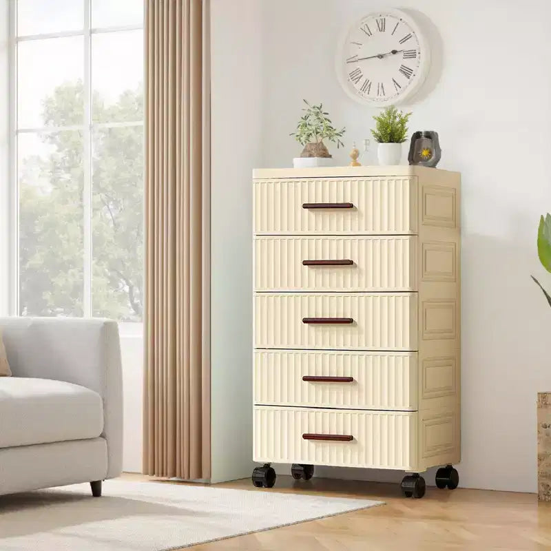 Meuble de rangement multifonctionnel - Organisateur mobile à tiroirs pour chambre et salon