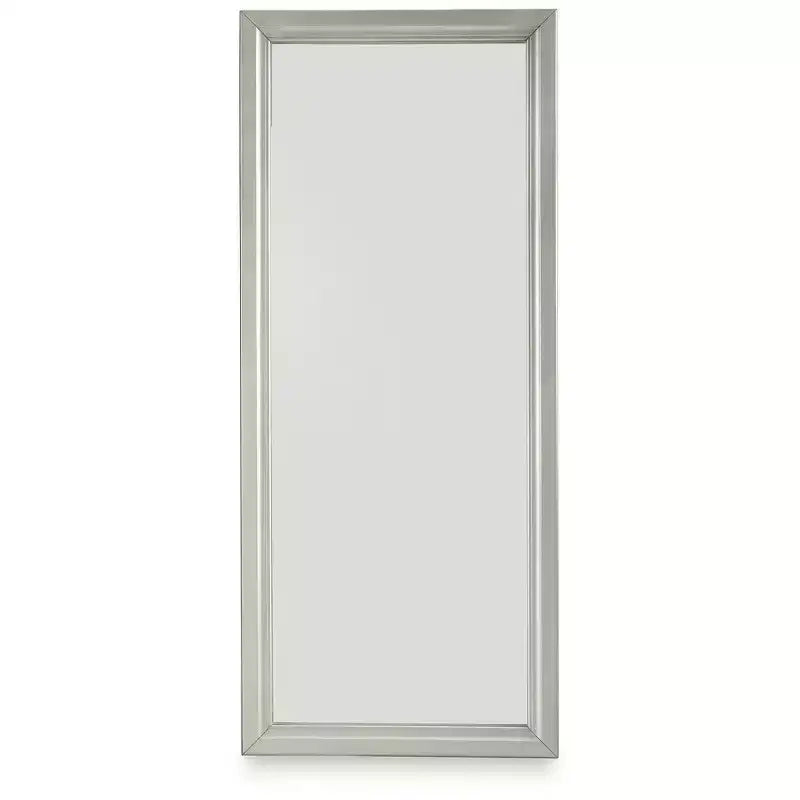 Espejo de pie con almacenamiento - 3 estantes, luz LED con control táctil