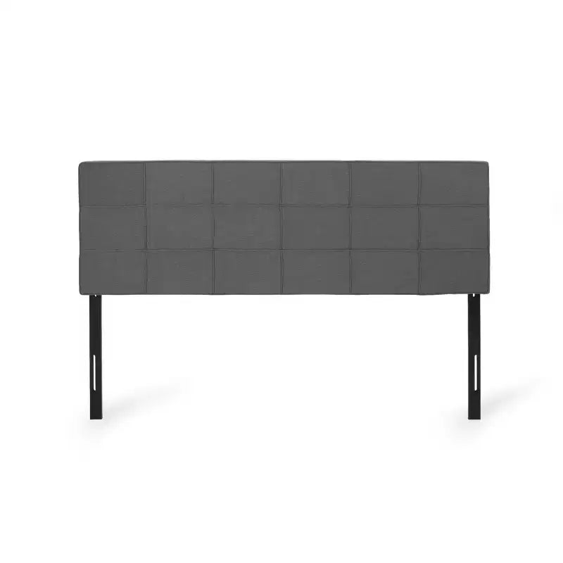 Tête de lit contemporaine en tissu rembourré pour lit king ou California king