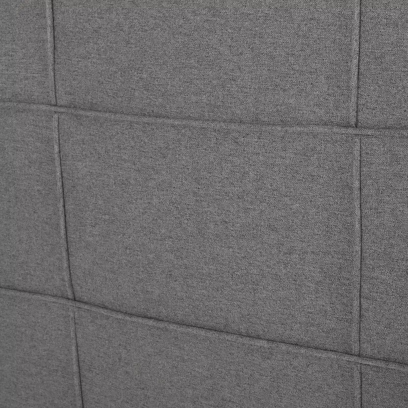 Tête de lit contemporaine en tissu rembourré pour lit king ou California king