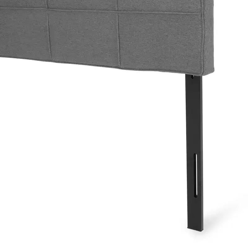 Tête de lit contemporaine en tissu rembourré pour lit king ou California king