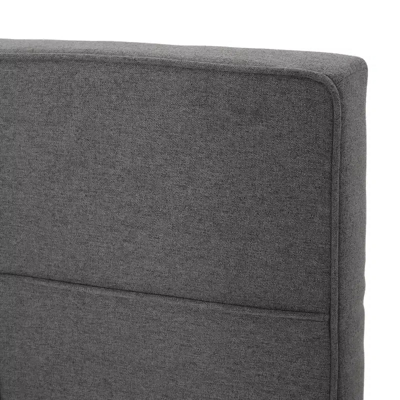 Tête de lit contemporaine en tissu rembourré pour lit king ou California king