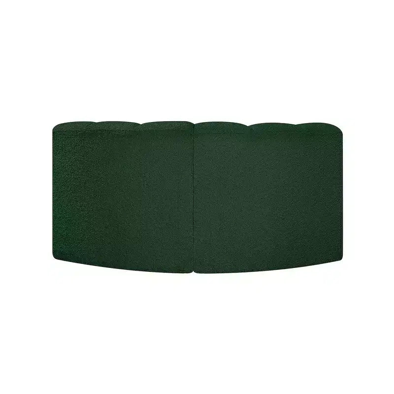 Sofá modular de tela bouclé