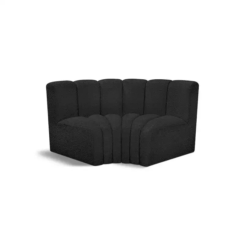 Meridian Furniture,Arc Boucle Fabric Modular Sofa