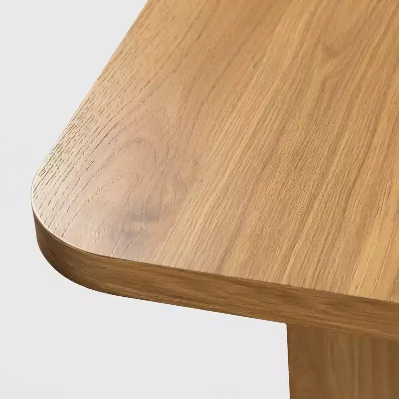 Mesa de comedor ovalada de madera de 67 para 4-6 personas, mesa de cocina y comedor de estilo granja moderno