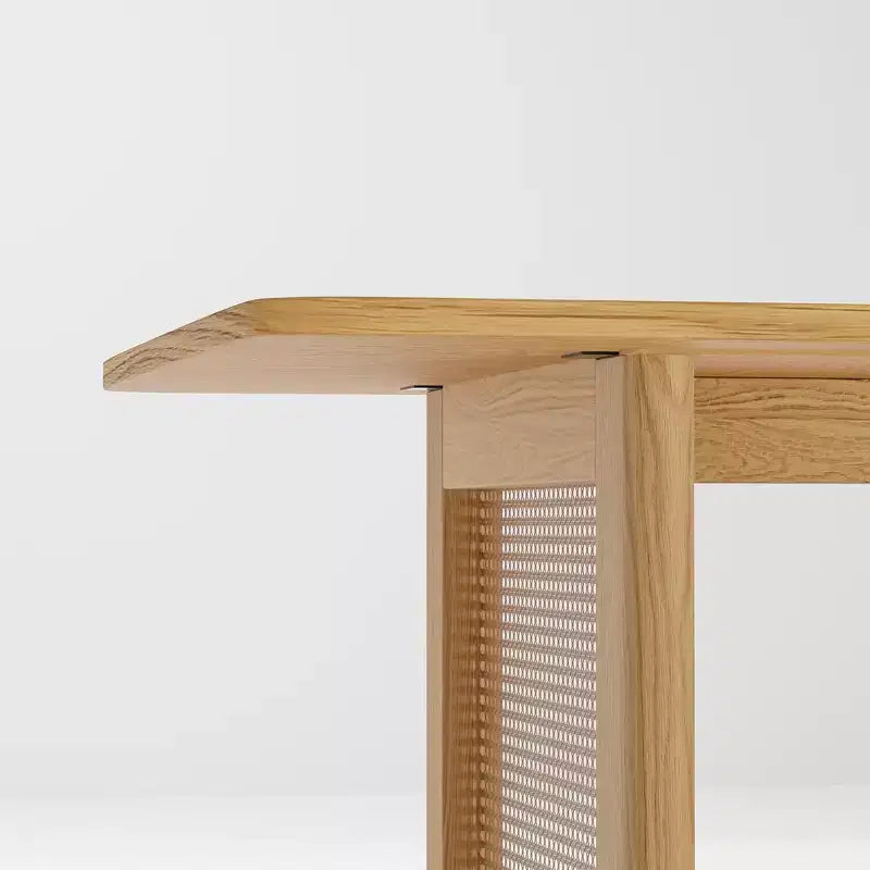Mesa de comedor ovalada de madera de 67 para 4-6 personas, mesa de cocina y comedor de estilo granja moderno