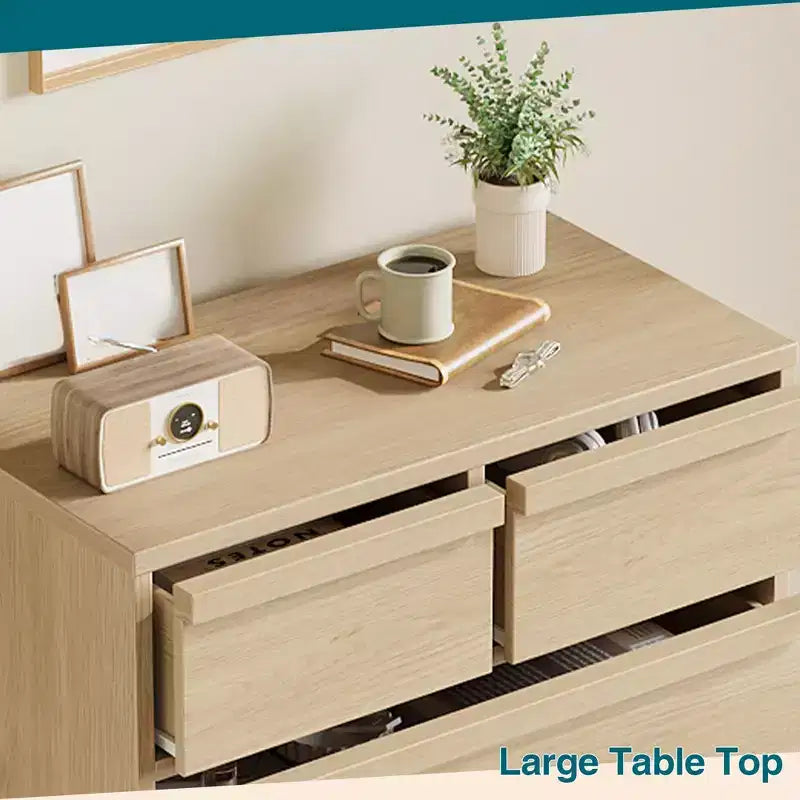 Commode haute à 5 tiroirs avec grand espace de rangement, meuble de rangement moderne à tiroirs, meuble organisateur pour chambre ou entrée