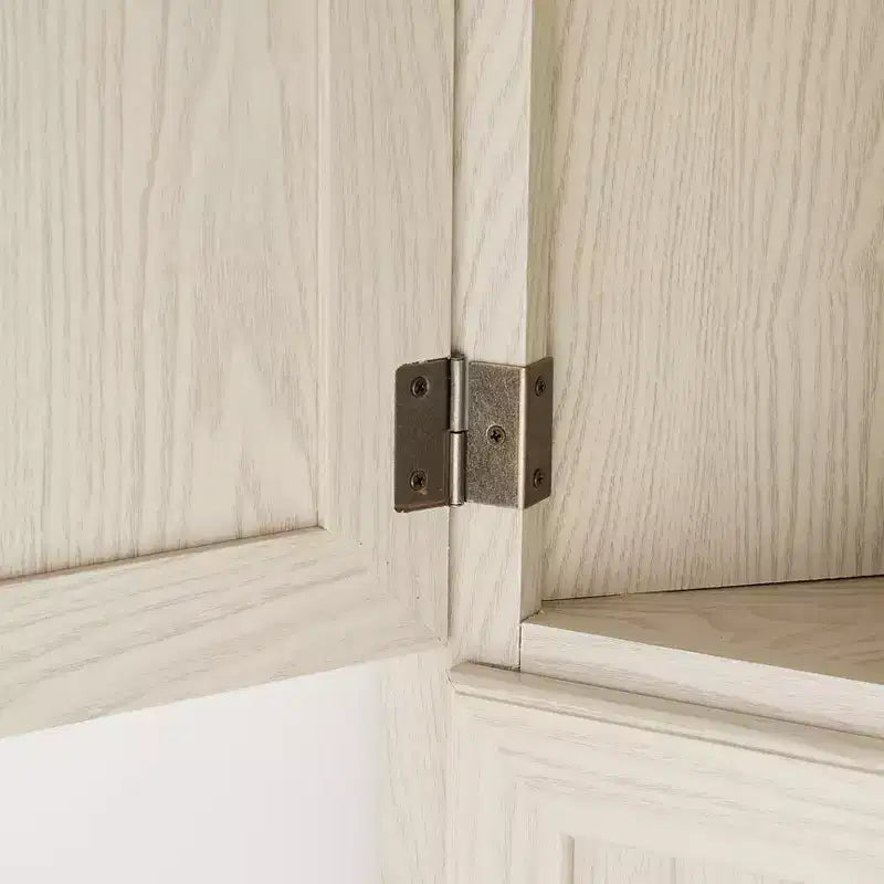 Alacena de esquina de cocina de 4 niveles y 72 con 8 puertas, armario alto de almacenamiento, estantería de estilo rústico para baño y sala de estar