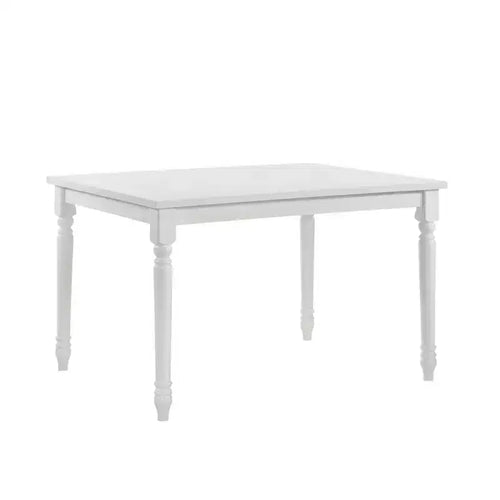 HomeRoots 48 White Solid Wood Dining Table